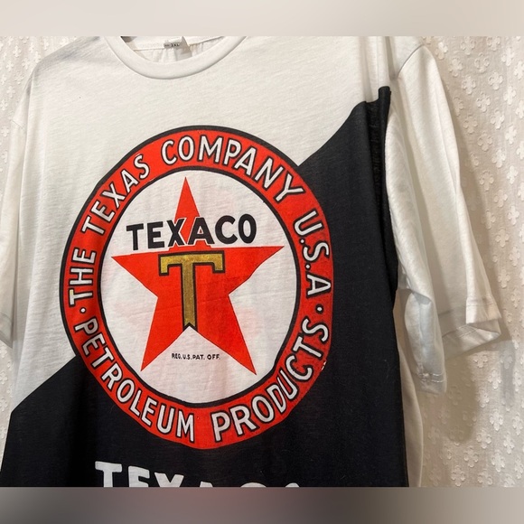 Vintage Retro Style Texaco Motor Oil‎ Logo Graphic Tee 2X - Picture 1 of 4